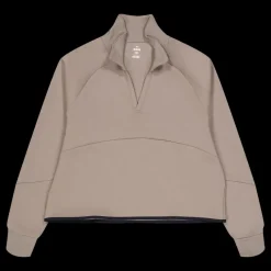 Discount Under Armour Unstoppable Flc Rugby Crop Brown Beige