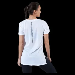 Clearance 2XU URBAN V Neck Hi Low Tee White Vit