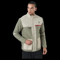 Outlet Bula Utility Fleece Jacket Sage Grå