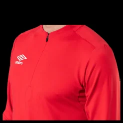 Best Umbro UX Elite Halfzip Top White/Red Vit och Röd