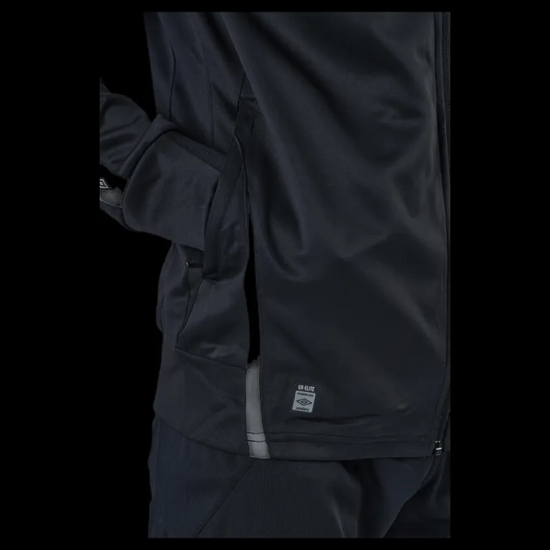 New Umbro UX Elite Track Jacket Black Svart