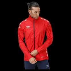 Sale Umbro UX-1 Training Jacket White/Red Röd