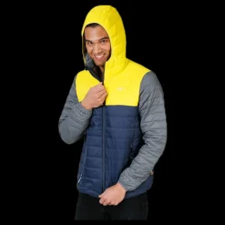 Outlet 2117 of Sweden Vallerås Jacket Blue/Grey/Yellow Blå, Grå och Gul