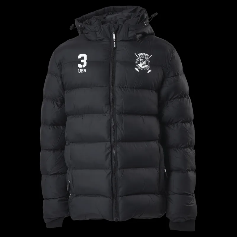 Vinson Polo Club Vance Jacket Black Svart Discount