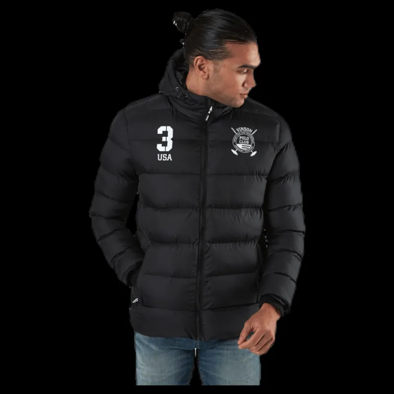 Vinson Polo Club Vance Jacket Black Svart