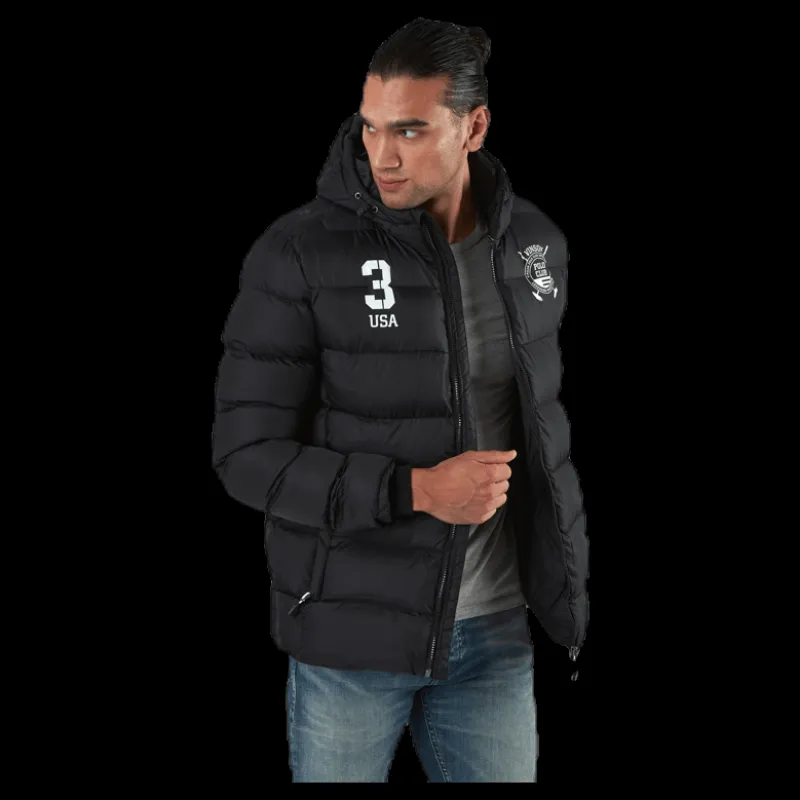 Vinson Polo Club Vance Jacket Black Svart