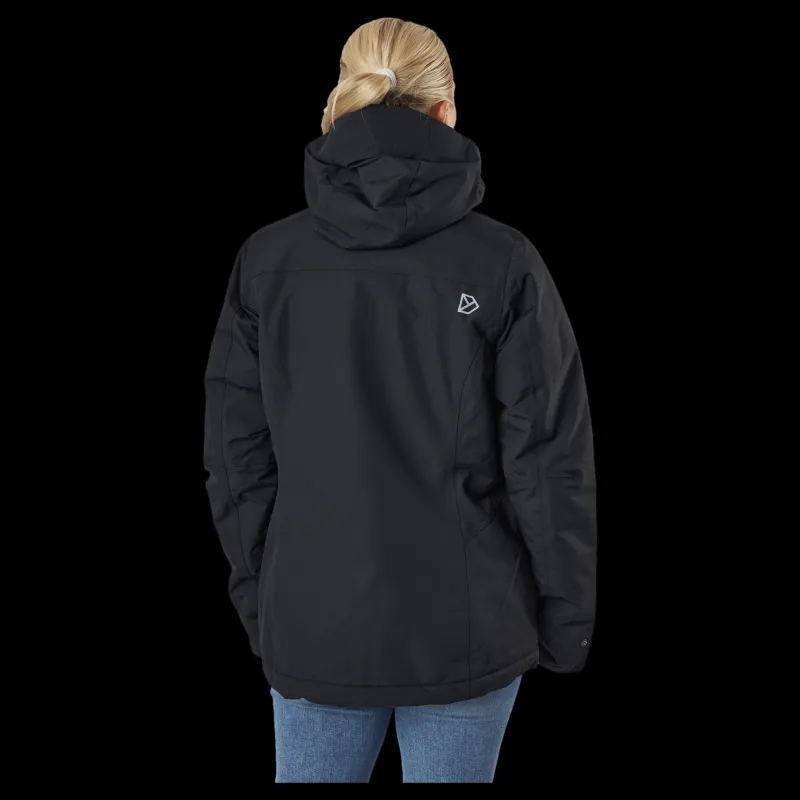 Didriksons Vanja Wns Jkt Black Svart Sale