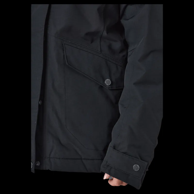 Didriksons Vanja Wns Jkt Black Svart Sale