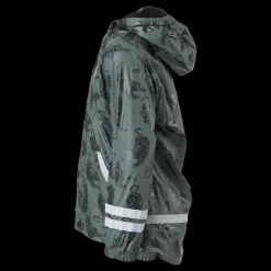 Outlet Lindberg Vattnadal Rain Set Fleece Green Svart