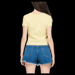 Calvin Klein Vegetable Dye Monogram Baby Te Yellow Gul Sale