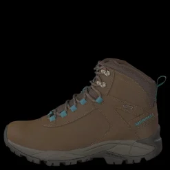 Merrell Vego Mid Leather Wtpf Dark Earth/britianny Blue Brun Best