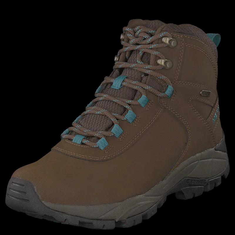 Merrell Vego Mid Leather Wtpf Dark Earth/britianny Blue Brun Best