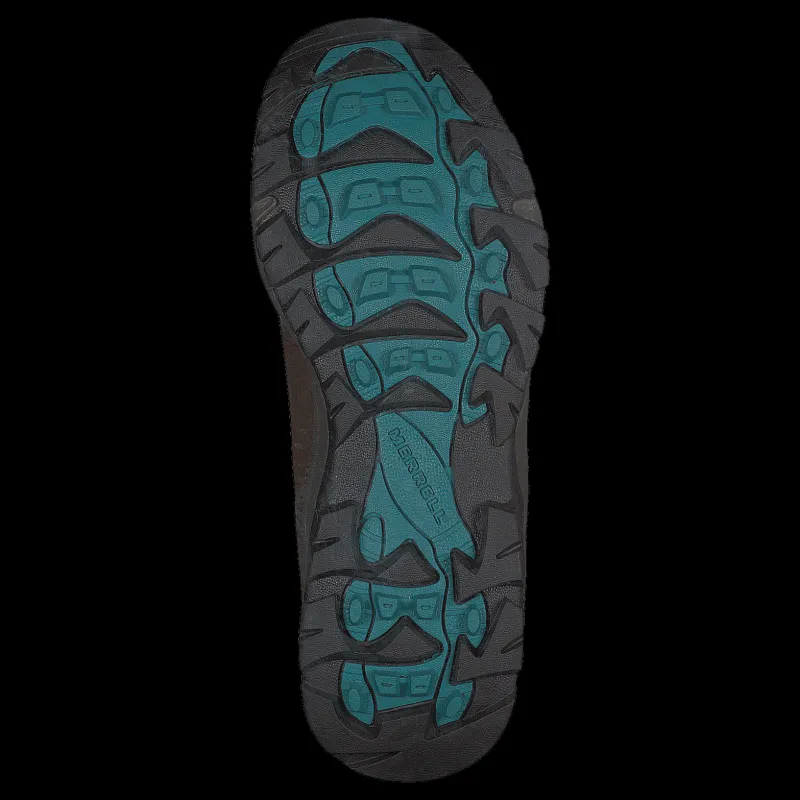 Merrell Vego Mid Leather Wtpf Dark Earth/britianny Blue Brun Best
