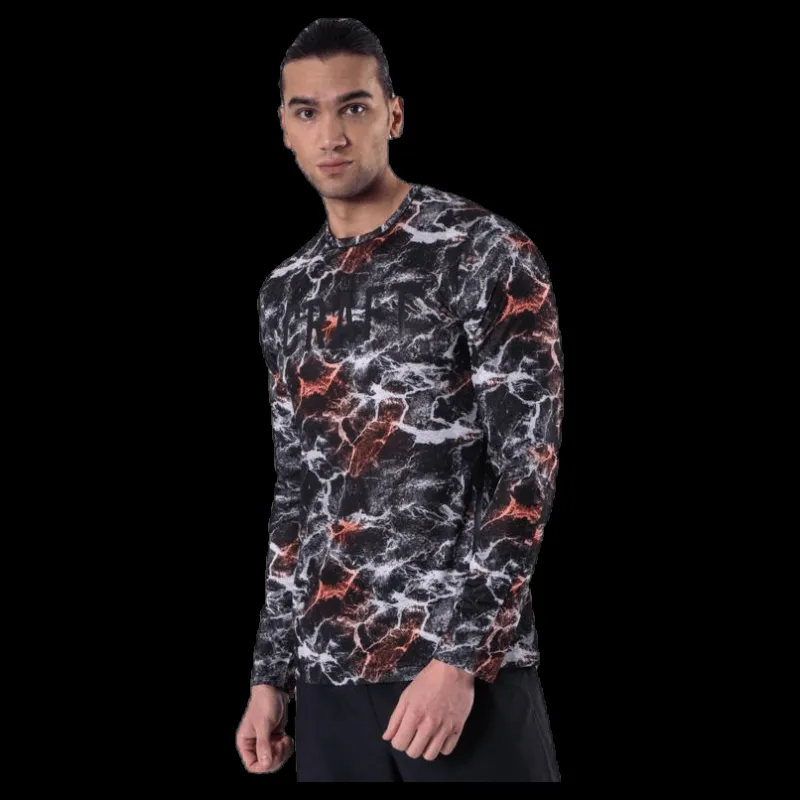 Craft Vent Mesh LS Tee Patterned/Black Mönstrad och Svart Hot