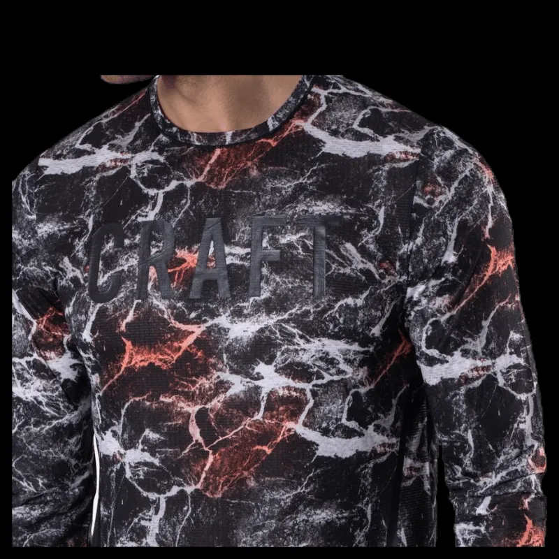 Craft Vent Mesh LS Tee Patterned/Black Mönstrad och Svart Hot