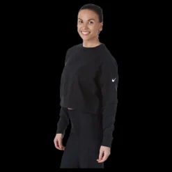 Outlet Nike Versa Pullover Top Grx White/Black Svart