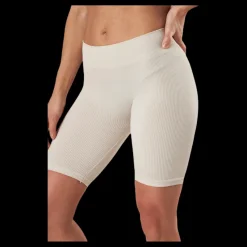 Only Vicky Rib Seamless Shorts Grey Vit Sale