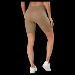 Only Vicky Rib Seamless Shorts Beige Outlet