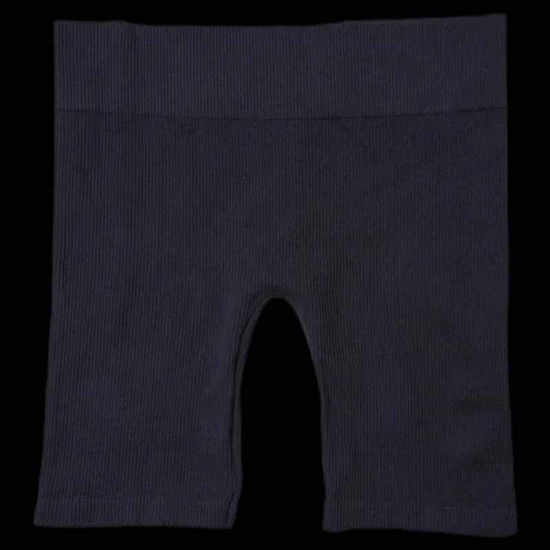 Only Vicky Rib Seamless Shorts Black Svart Hot