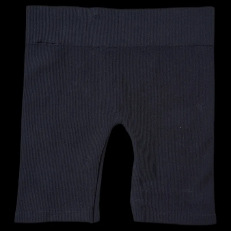 Only Vicky Rib Seamless Shorts Black Svart Hot