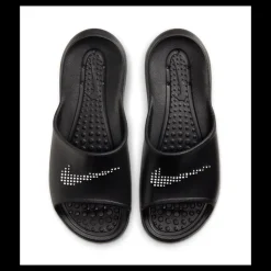 Discount Nike Victori One Women's Shower Slides BLACK/WHITE-BLACK Svart