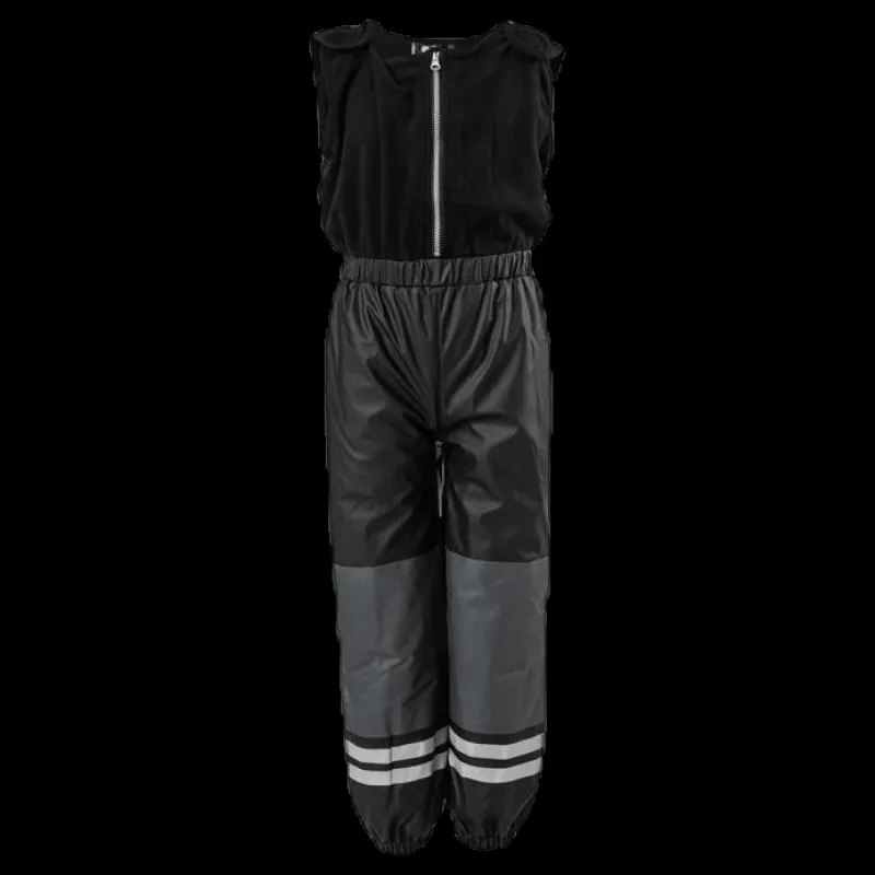 Outlet Lindberg Vik Fleece Lined Rain Pants Black Svart