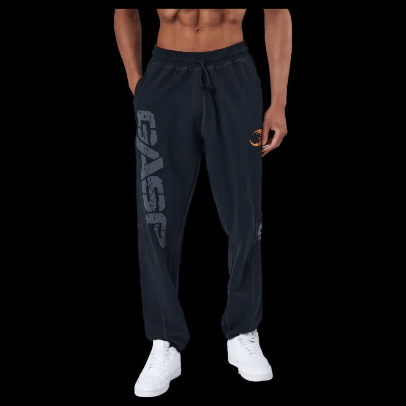 GASP Vintage Sweatpants Black Svart Online