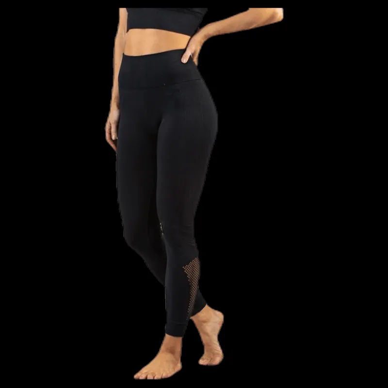 Outlet BLACC Vinyasa Seamless Legging Black Svart