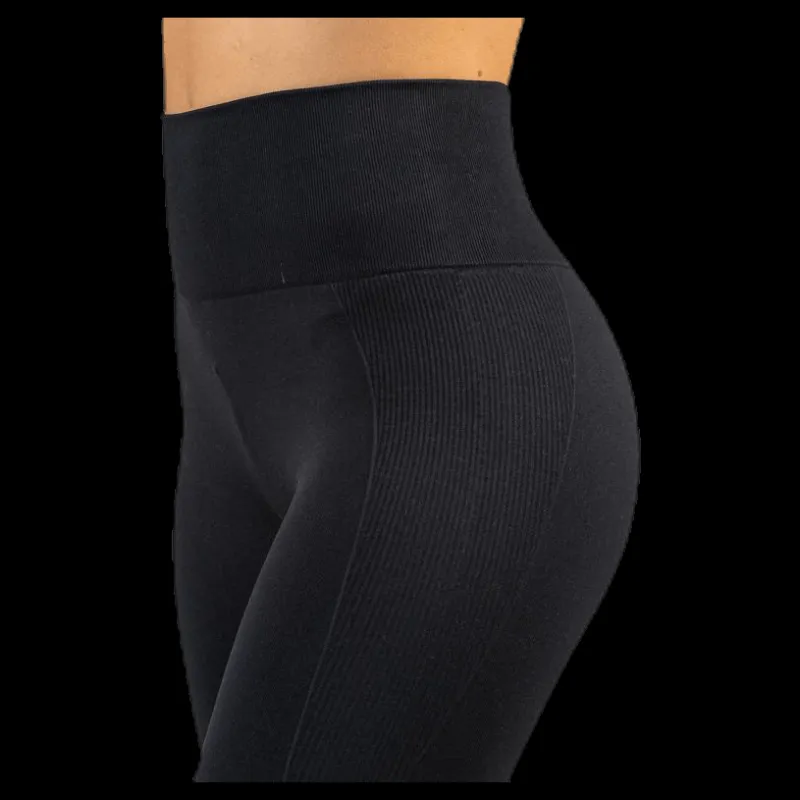 Outlet BLACC Vinyasa Seamless Legging Black Svart