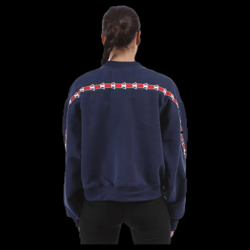 Svea Violet Zip Sweat Blue Blå Clearance