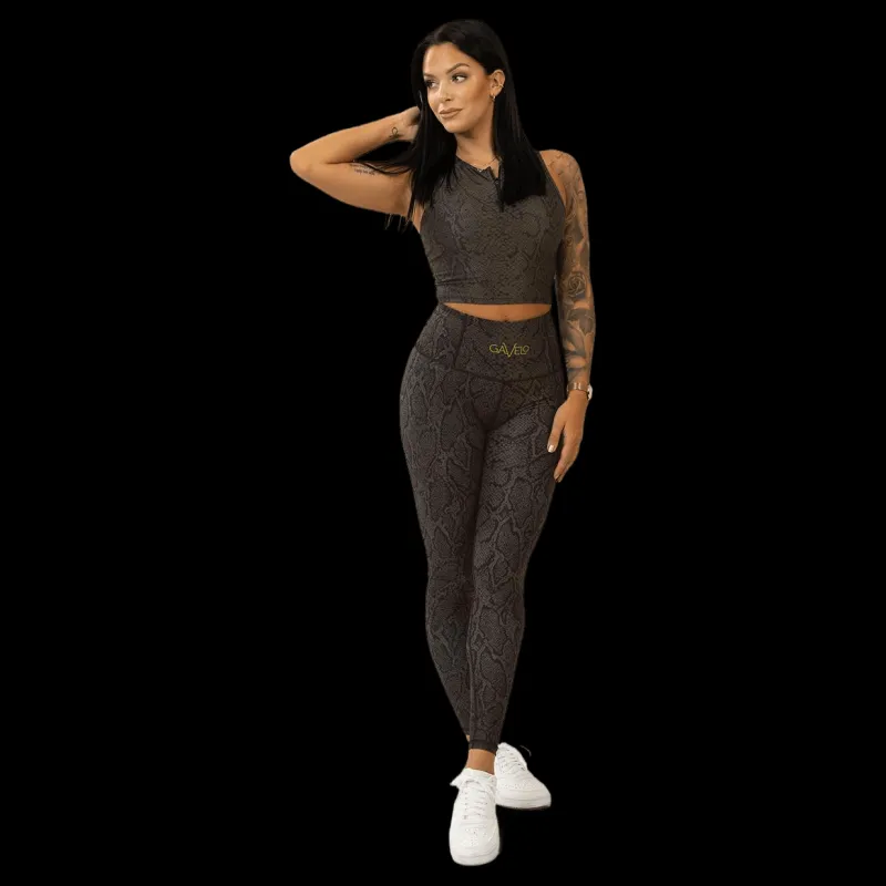 Gavelo Viper Croc Dark Grey Brun