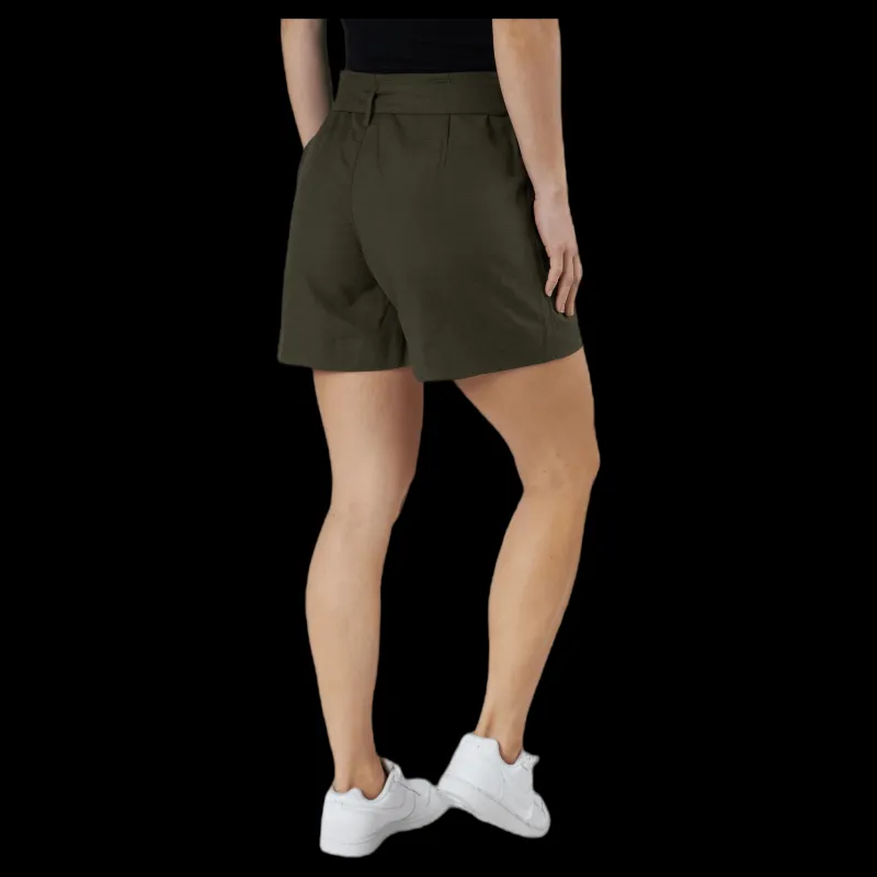 Only Viva Life Hw Belt Shorts Pnt Green Grön Hot