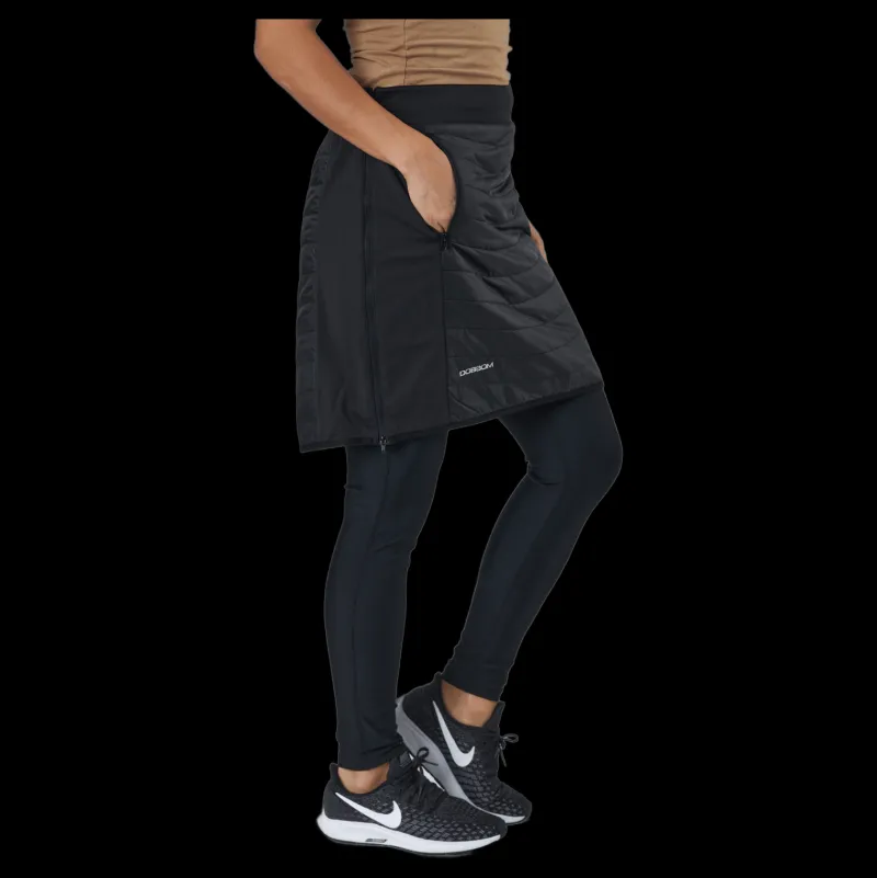 Dobsom Vivid Skirt Black Grå Outlet