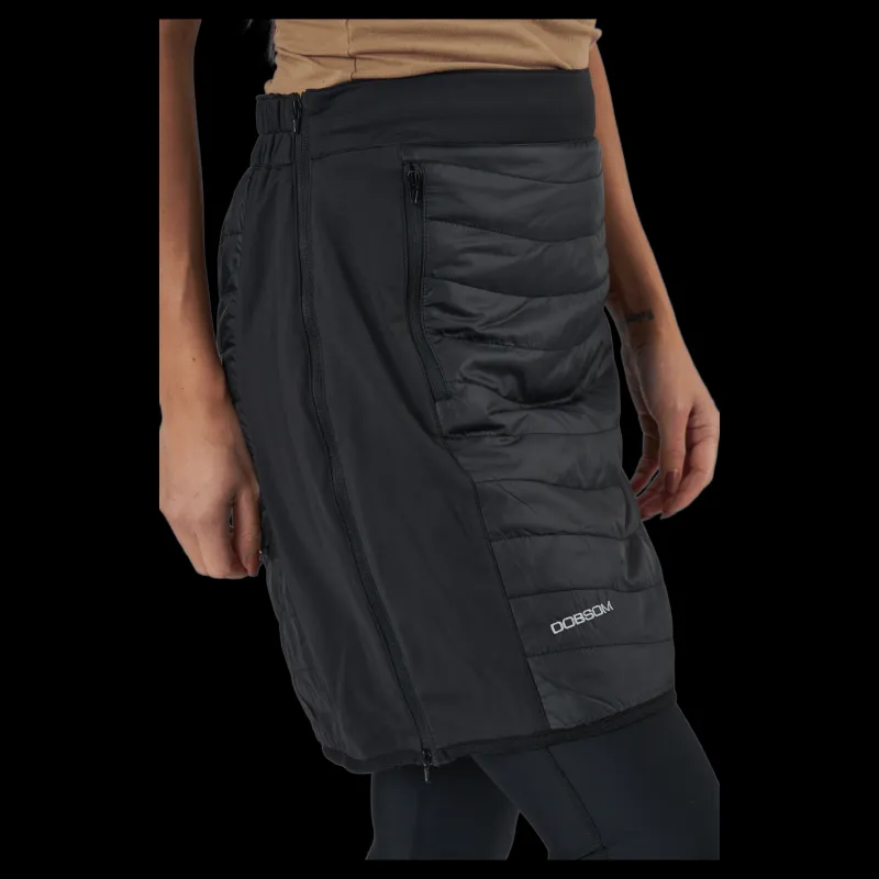 Dobsom Vivid Skirt Black Grå Outlet