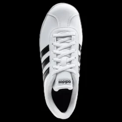 adidas VL Court 2.0 Shoes Cloud White / Core Black / Cloud White Vit Clearance