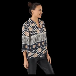 Outlet Vero Moda Vmanna 3/4 Top Wvn Ga Spe Navy Blazer