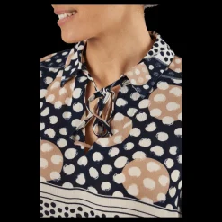 Outlet Vero Moda Vmanna 3/4 Top Wvn Ga Spe Navy Blazer