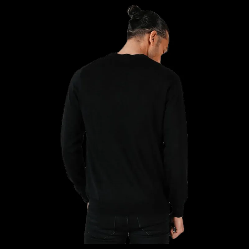 Lyle & Scott V-Neck Pullover Black Svart Hot