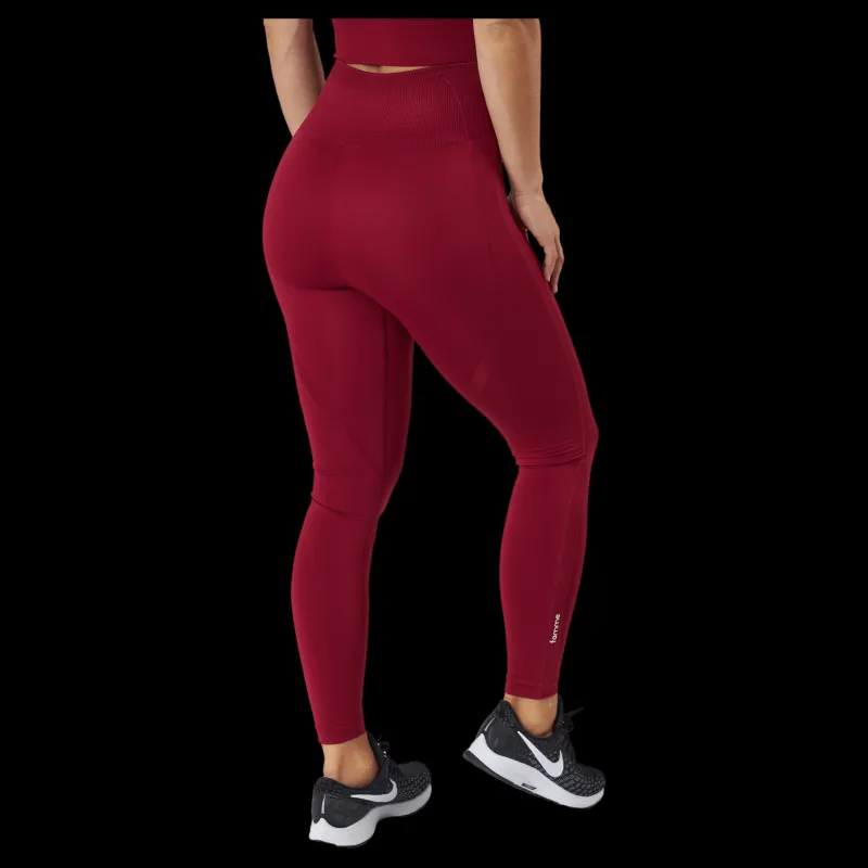 Famme Vortex Tights 2 Dark Red Röd Clearance