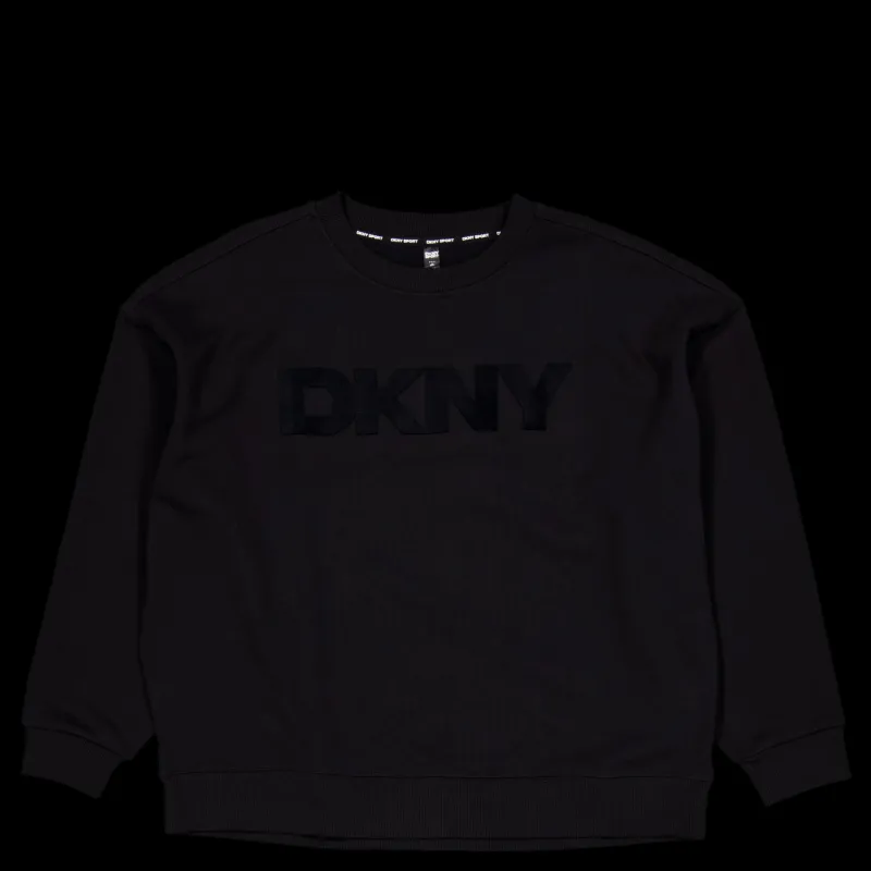 DKNY Sport V/p Emb Lg Longln Po Black Svart Online