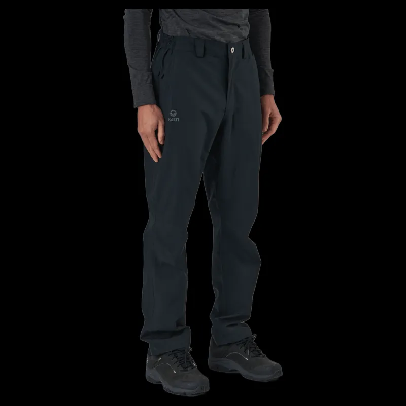 Outlet Halti Vuoksi Recy M Dx Shell Pant Black Grå