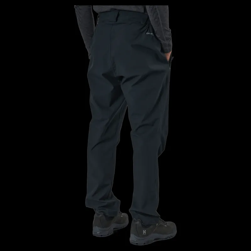 Outlet Halti Vuoksi Recy M Dx Shell Pant Black Grå