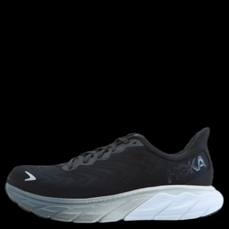 Hoka W Arahi 6 Black / White Svart Clearance