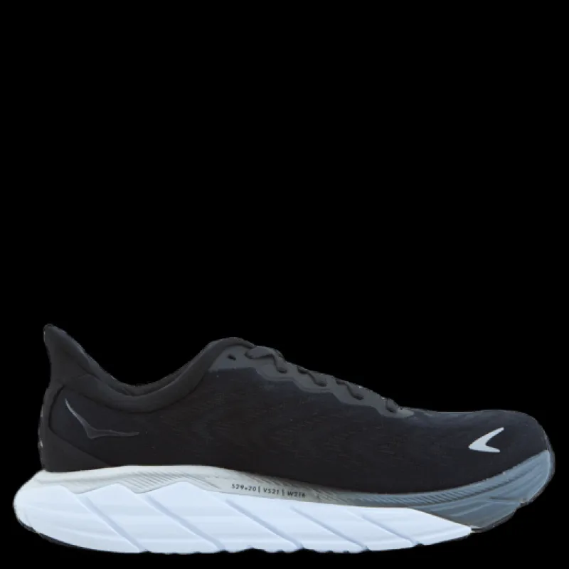 Hoka W Arahi 6 Black / White Svart Clearance