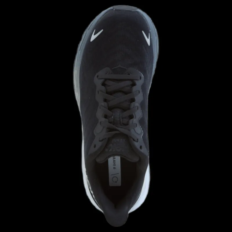 Hoka W Arahi 6 Black / White Svart Clearance