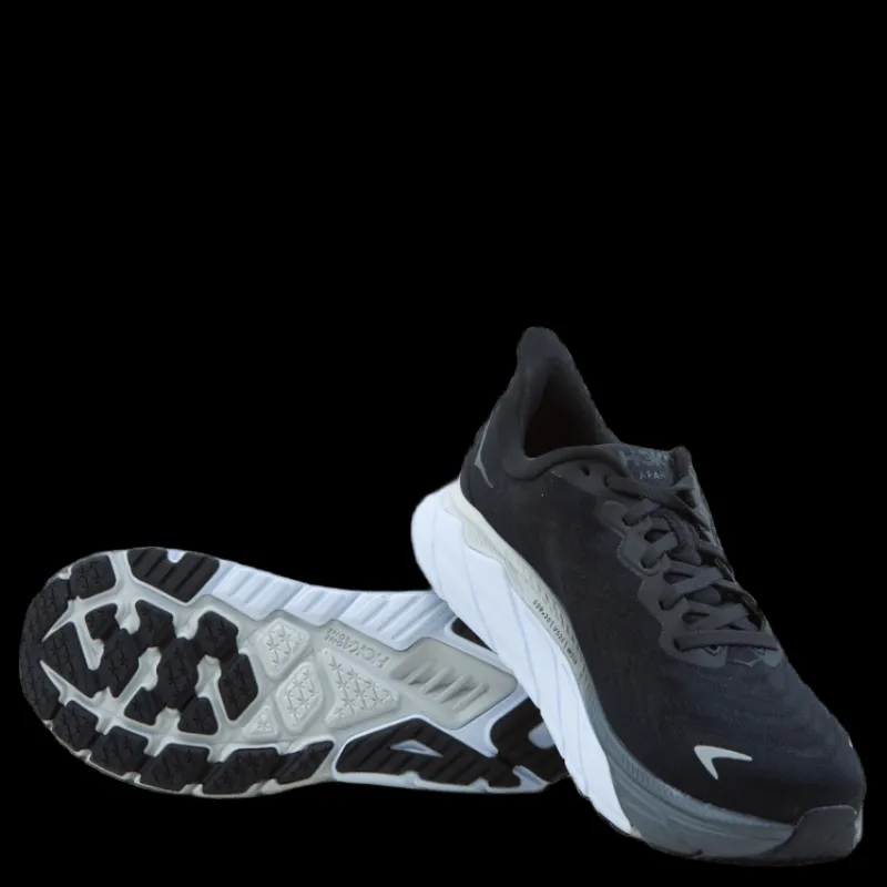 Hoka W Arahi 6 Black / White Svart Clearance