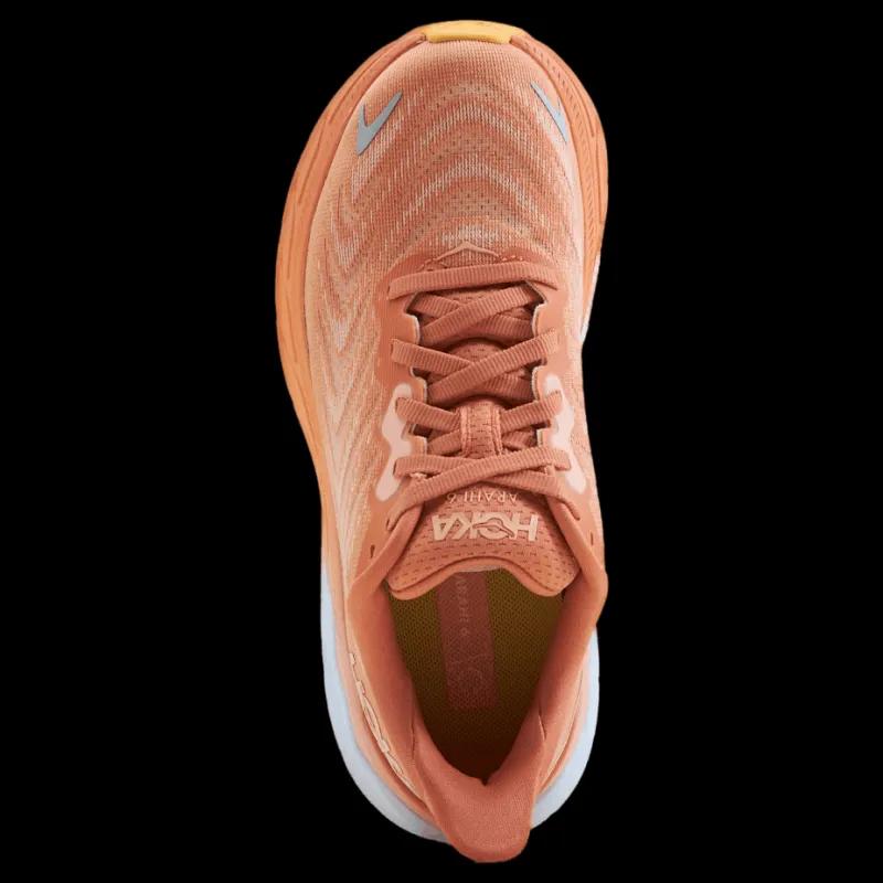 Hoka W Arahi 6 Sun Baked / Shell Coral Orange Clearance