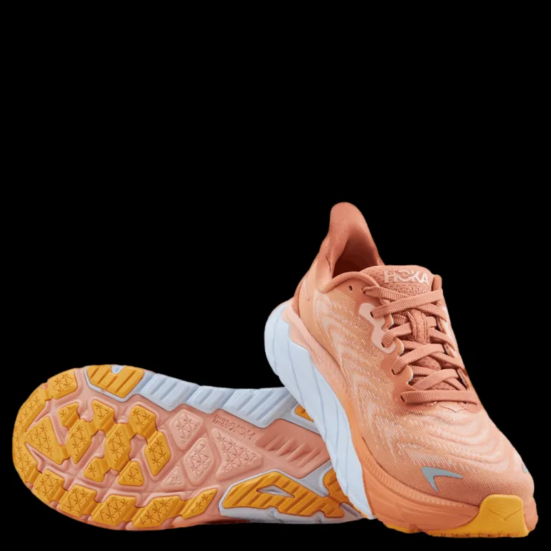 Hoka W Arahi 6 Sun Baked / Shell Coral Orange Clearance