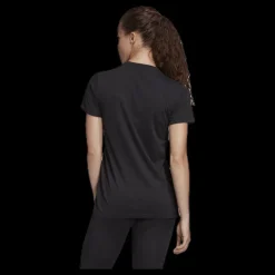 adidas W Badge Of Sport Cotton Tee - Regular Fit Black Svart New