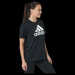 adidas W Bl Boyf T Black/white Svart Best